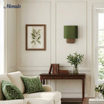 Load image into Gallery viewer, Nolvara Aleena Soft Fabric Luxe Metal Fabric Wall Sconce for Bedroom Reading Light