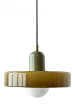 Load image into Gallery viewer, Morandi Modern Style Disc Glass Pendant Lamp