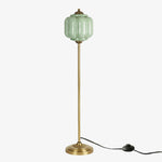 Load image into Gallery viewer, Eloise Textured Glass Pumpkin-Inspired Floor Lamp - Organic Artistry and Retro Style for Living Rooms