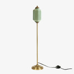 Load image into Gallery viewer, Eloise Textured Glass Pumpkin-Inspired Floor Lamp - Organic Artistry and Retro Style for Living Rooms