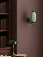 Load image into Gallery viewer, Vintage Milk Glass Sconce Bedside Hallway Eloise Wall Sconce