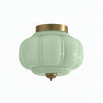 Load image into Gallery viewer, Retro Milk Semi Flush Mount Eloise Ceiling Light