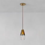 Load image into Gallery viewer, Merin Geometric Glass Chandelier – Modern Architectural Lighting for Dining Room or Foyer