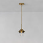 Load image into Gallery viewer, Merin Geometric Glass Chandelier – Modern Architectural Lighting for Dining Room or Foyer