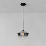 Load image into Gallery viewer, Merin Geometric Glass Chandelier – Modern Architectural Lighting for Dining Room or Foyer