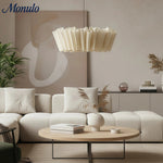 Load image into Gallery viewer, Oslan Pleated Fabric Pendant – Nordic Minimal Style Lighting for Dining Room
