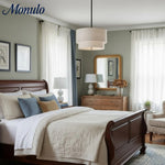 Charger l'image dans la visionneuse de galerie, Suspension Dumora à double tambour en tissu - Plafonnier moderne à abat-jour superposé, idéal pour la salle à manger ou le salon