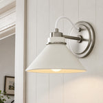 Bild in Gallery-Viewer laden, Aurenza Gebogene Arm Globe Wandlampe – Moderne Industrielle Wandleuchte für Badezimmer, Schlafzimmer und Flur