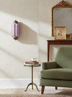 Load image into Gallery viewer, Vintage Milk Glass Flush Eloise Wall Sconce for Bedside Hallway