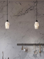 Load image into Gallery viewer, Elegant Natural Marble Pendant Light for Bedroom