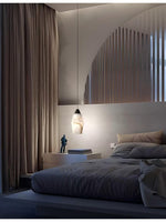 Load image into Gallery viewer, Elegant Natural Marble Pendant Light for Bedroom