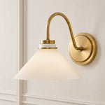 Bild in Gallery-Viewer laden, Aurenza Gebogene Arm Globe Wandlampe – Moderne Industrielle Wandleuchte für Badezimmer, Schlafzimmer und Flur