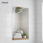 Load image into Gallery viewer, Cerova Porcelain Flush Mount Ceiling Light – Modern Low-Profile Fixture