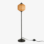 Load image into Gallery viewer, Eloise Textured Glass Pumpkin-Inspired Floor Lamp - Organic Artistry and Retro Style for Living Rooms