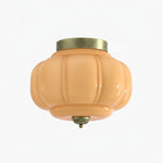 Load image into Gallery viewer, Retro Milk Semi Flush Mount Eloise Ceiling Light