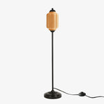 Load image into Gallery viewer, Eloise Textured Glass Pumpkin-Inspired Floor Lamp - Organic Artistry and Retro Style for Living Rooms
