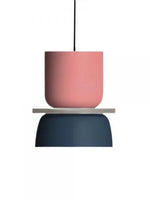 Cargar imagen en el visor de la Galería, Lámpara colgante con pantalla de cuenco de acrílico colorido Macaron