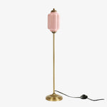 Load image into Gallery viewer, Eloise Decorative Glass Pumpkin Floor Lamp - Retro Organic Style for Living Rooms