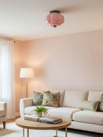 Load image into Gallery viewer, Retro Milk Semi Flush Mount Eloise Ceiling Light