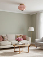 Load image into Gallery viewer, Retro Milk Semi Flush Mount Eloise Ceiling Light