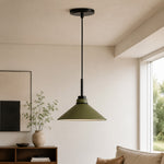 Bild in Gallery-Viewer laden, Aurenza Modern Farmhouse Kegelförmige Pendelleuchte – Dimmbares Küchen- und Eingangsbeleuchtung