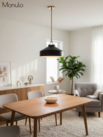 Load image into Gallery viewer, Hanton Nordic Metal Henry Pendant Light - Minimalist Glass And Metal Shade