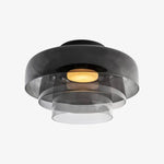 Cargar imagen en el visor de la Galería, Luz de techo empotrada de vidrio multicapa escultórica Verdoma Diseño moderno escandinavo para espacios de vida