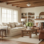 Charger l'image dans la visionneuse de galerie, Plafonnier encastré Hanton – Luminaire minimaliste moderne avec abat-jour en verre laiteux et métal