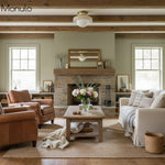 Charger l'image dans la visionneuse de galerie, Plafonnier encastré Hanton – Luminaire minimaliste moderne avec abat-jour en verre laiteux et métal