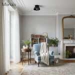 Load image into Gallery viewer, Metio Dome Minimalist Ceiling Lamp – Flush Mount for Small Spaces, Multi-Color Options