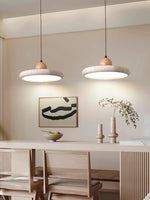 Load image into Gallery viewer, Modern Minimalist Travertine Frisbee Pendant Lamp