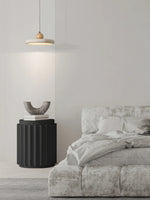 Load image into Gallery viewer, Modern Minimalist Travertine Frisbee Pendant Lamp