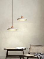 Load image into Gallery viewer, Modern Minimalist Travertine Frisbee Pendant Lamp