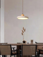 Load image into Gallery viewer, Modern Minimalist Travertine Frisbee Pendant Lamp