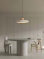 Load image into Gallery viewer, Modern Minimalist Travertine Frisbee Pendant Lamp