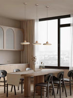 Load image into Gallery viewer, Modern Minimalist Travertine Frisbee Pendant Lamp