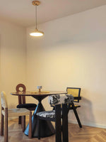 Load image into Gallery viewer, Modern Minimalist Travertine Frisbee Pendant Lamp