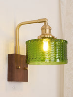 Bild in Gallery-Viewer laden, Ripple Glas-Wandleuchte – Vintage-Stil Nachttisch-Akzentlicht für Schlafzimmer