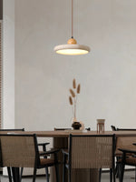 Load image into Gallery viewer, Modern Minimalist Travertine Frisbee Pendant Lamp