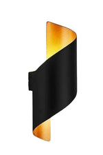 Cargar imagen en el visor de la Galería, Aplique de pared de metal en espiral de diseño moderno