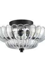 Load image into Gallery viewer, Vintage Glass Double Layer Floral Ceiling Lamp
