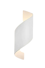 Cargar imagen en el visor de la Galería, Aplique de pared de metal en espiral de diseño moderno