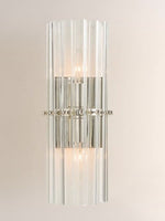 Load image into Gallery viewer, Lumora Crystal Up Down Wall Light – Double Wall Sconce for Bedroom