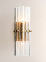 Load image into Gallery viewer, Lumora Crystal Up Down Wall Light – Double Wall Sconce for Bedroom