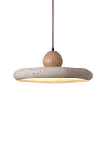 Load image into Gallery viewer, Modern Minimalist Travertine Frisbee Pendant Lamp