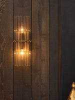 Load image into Gallery viewer, Lumora Crystal Up Down Wall Light – Double Wall Sconce for Bedroom