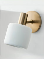 Load image into Gallery viewer, Cerova Porcelain Wall Sconce - Minimal Round Flush Mount Ceramic Light
