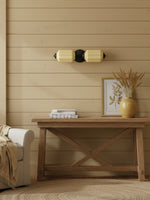 Load image into Gallery viewer, American Vintage Glass Lantern Shaped Horizontal Eloise Wall Sconce
