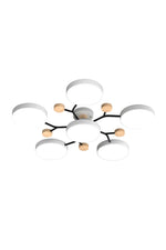 Load image into Gallery viewer, Multihead Disc Morandi Color Branch Ceiling Light