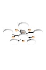 Load image into Gallery viewer, Multihead Disc Morandi Color Branch Ceiling Light
